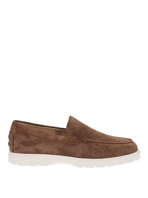 TOD'S: Mocassins & Chaussures bateau - Mocassins - Marron