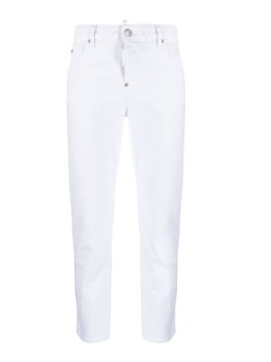 DSQUARED2: Jeans Rectos - Vaqueros Rectos - Blanco