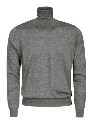 HINDUSTRIE: maglia a collo alto e polo - Dolcevita in merino reale