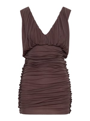 SAINT LAURENT: casual suits - Pink cupro dress