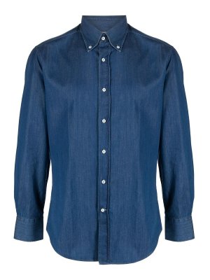 BRUNELLO CUCINELLI: Camisas - Chaqueta Casual - Lavado Oscuro