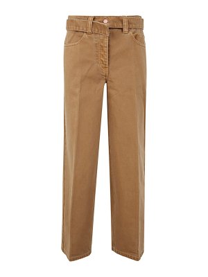 ERMANNO SCERVINO SS パンツ マルチカラー Ermanno Scervino Camouflage-print wide-leg trousers
