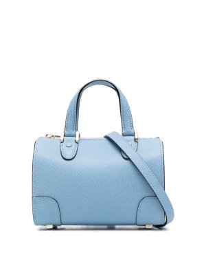 Valextra 'brera' Micro Bag in Blue