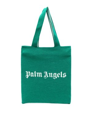 Palm Angels: Bolsos Shopping - Bolso Shopping - Verde