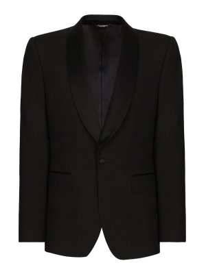 DOLCE & GABBANA: Blazer - Blazer - Negro