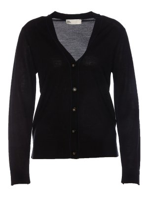 TORY BURCH: Cardigans - Cardigan - Noir