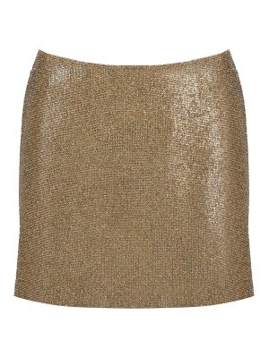 David Koma cross waist band net insert skirt | RE23DK22SABLACK