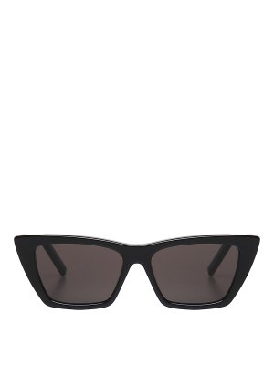 SAINT LAURENT: 眼鏡 - 眼鏡 - 黒