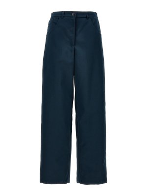 パンツ alexander mcqueen SS23 WIDE LEG PANTS (705526_QJACF3003) Alexander McQueen Wide Leg Bow Trousers — UFO No More