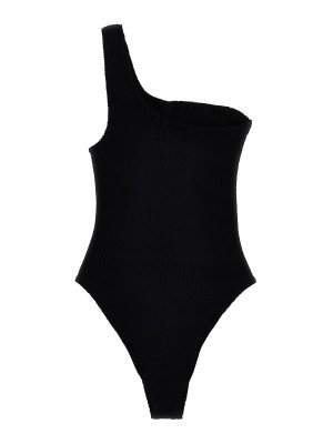 Nensi Dojaka Black one-piece matt stretch jersey swimsuit