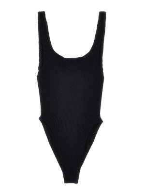 ワンピース水着 NENSI DOJAKA Women One Piece Swimsuits NDSS23SWIM001 BLACK One-piece swimsuit with metal ring NENSI DOJAKA SWIM001