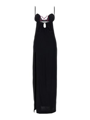 Off-White Long hooded dress - Multicolour | OWHI090S23KNI0011045