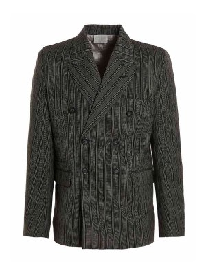 VTMNTS: blazers - tonal double breasted tailored blazer