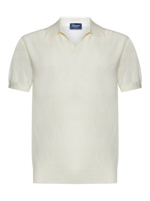 Etro Cotton polo shirt with pegaso embroidery