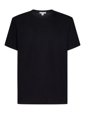 JAMES PERSE: Strickpullover mit Rundhalsausschnitt - Rundhalspullover - Schwarz