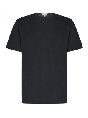 JAMES PERSE: t-shirts - Charcoal-colored crew-neck t-shirt