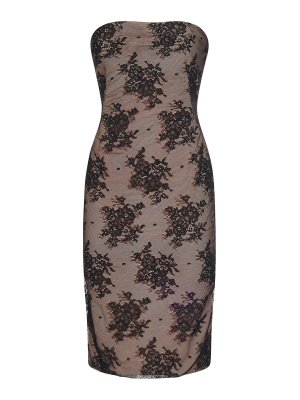 N°21: short dresses - Black tulle and lace bustier dress