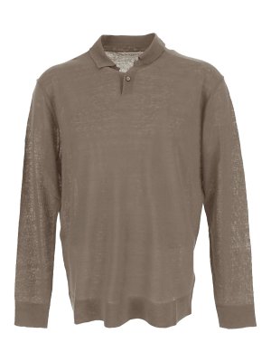 BALLANTYNE: Strickpullover mit Rundhalsausschnitt - Rundhalspullover - Grau