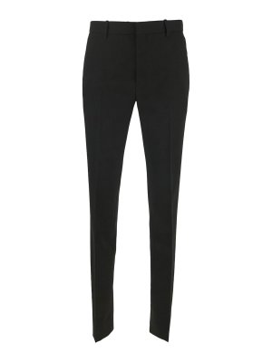 OFF-WHITE: Pantalones casual - Vaqueros Pitillos - Negro