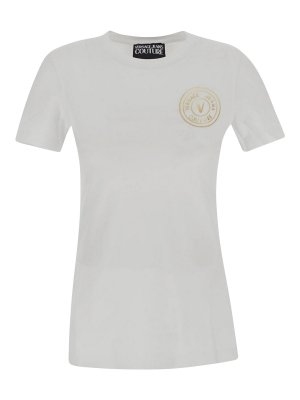 Versace Jeans Couture: Tシャツ - Tシャツ - ブルー