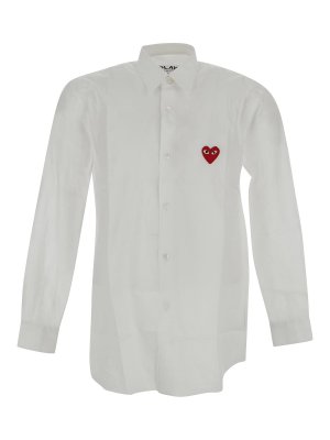 Comme des Garçons Play: シャツ - シャツ - 白