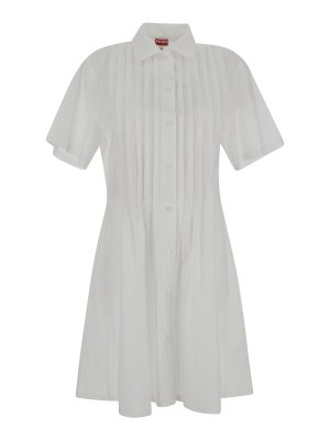 KENZO: Vestidos media pierna - Vestido Midi - Blanco