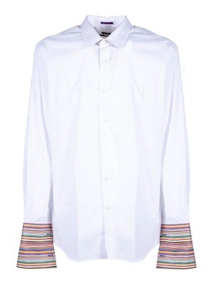 Barba Poplin shirt - White - Men | T1U12P01PZ2700U0001