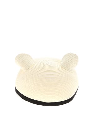 KARL LAGERFELD: cappelli - Cuffia per orecchie in paglia Choupette