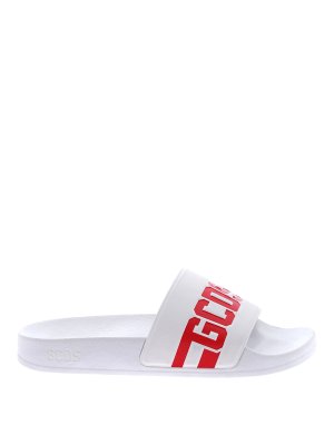【関税込み】Palm Angels オフホワイト ロゴ ビーチサンダル off white オフホワイト サンダル ビーチ off-white イエロー