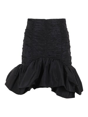 ミニスカート DAVID KOMA 'Cross Waist Band Net Insert' skirt David Koma cross waist band net insert skirt | RE23DK22SABLACK