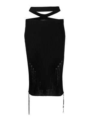 ミニスカート DAVID KOMA 'Cross Waist Band Net Insert' skirt David Koma cross waist band net insert skirt | RE23DK22SABLACK