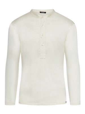 TOM FORD: shirts - Silk henley pijama