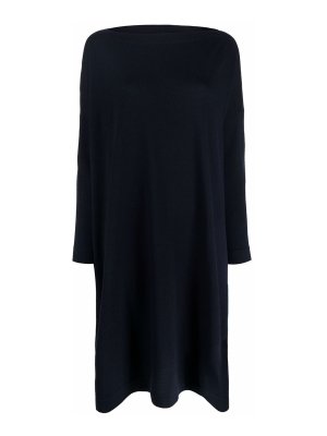 DANIELA GREGIS: maxi dresses - Wool flared knitted dress