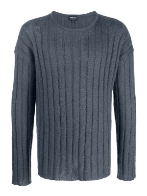GIORGIO ARMANI: crew necks - Wool pullover