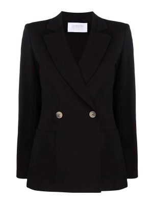 ジャケット BALMAIN Logo button double-breasted blazer Black 22144171_51896042_600.jpg
