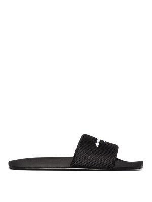 ALEXANDER WANG: Chanclas de playa - Chanclas - Negro