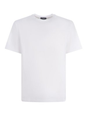 HERNO: t-shirts - T-shirt  in stretch cotton