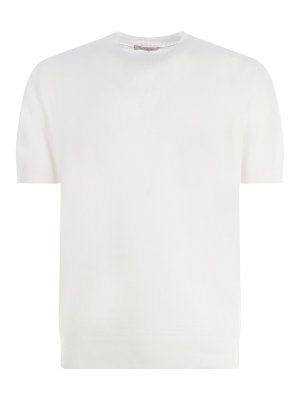 Paolo Pecora: maglia collo rotondo - Maglia paolo pecora in filo di cotone