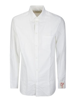 ★AMI PARIS★ Western Shirt Ivory HSH117VI0003168 Ami Paris western shirt - White - Men | HSH117VI0003168