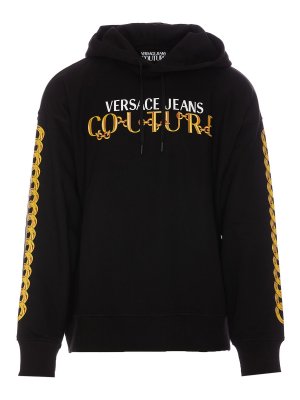 Versace Jeans Couture: Felpe e maglie - Felpa con logo catena