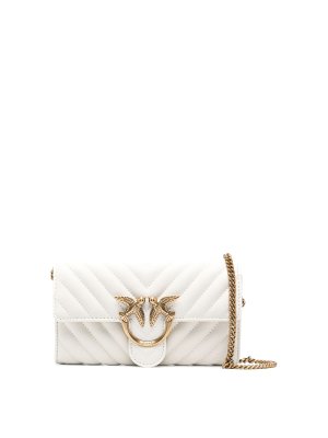 Pinko: shoulder bags - Love one quilted shoulder bag