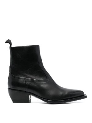 Junya Watanabe Leather platform boots - Black - Women