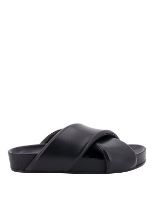 Valentino Garavani Logo slippers - Black - Men | 4Y2S0873SYE0NI