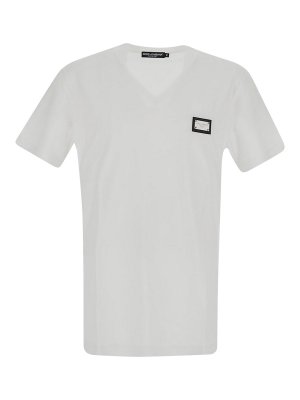 Tシャツ・カットソー BURBERRY Men T-shirt White 8072756 Burberry Outlet: T-shirt in cotton jersey - White | Burberry