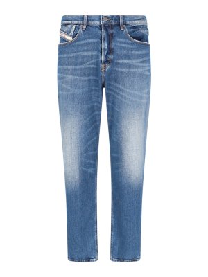 DIESEL: Straight Leg Jeans - Straight Leg Jeans - Blau