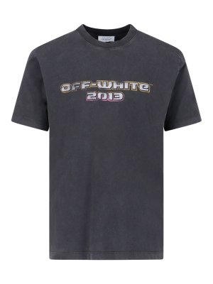 OFF-WHITE: t-shirts - Off-white t-shirts and polos black