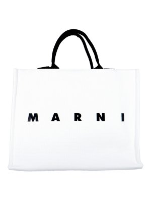 Marni: Bolsos Shopping - Bolso Shopping - Blanco