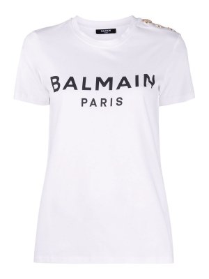 Balmain: Tシャツ - Tシャツ - 白