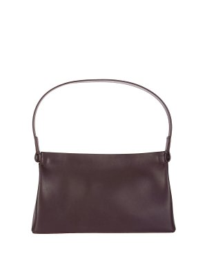 Aesther Ekme Sway Smooth Leather Shoulder Bag in Brown