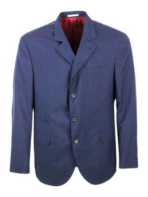 BRUNELLO CUCINELLI: Vestes de costume - Blazer - Bleu